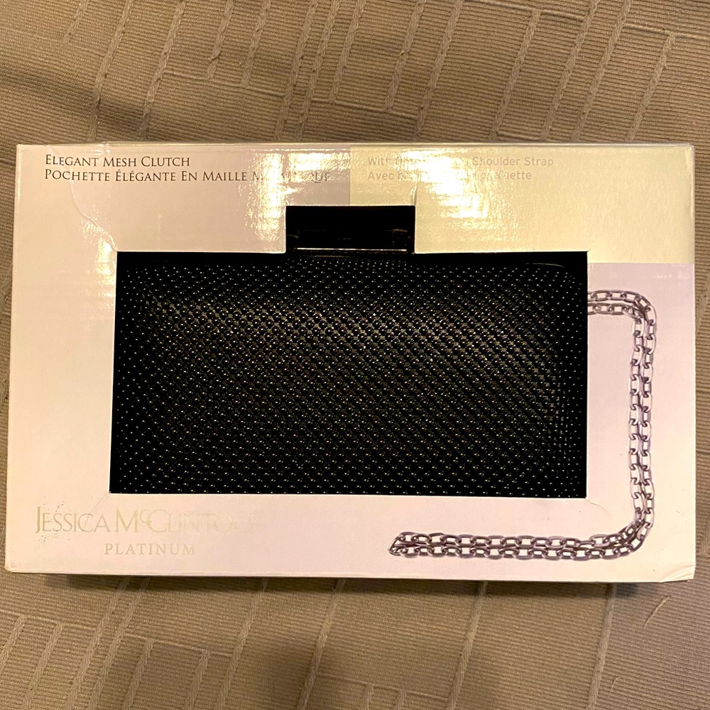 Jessica McClintock Black Clutch